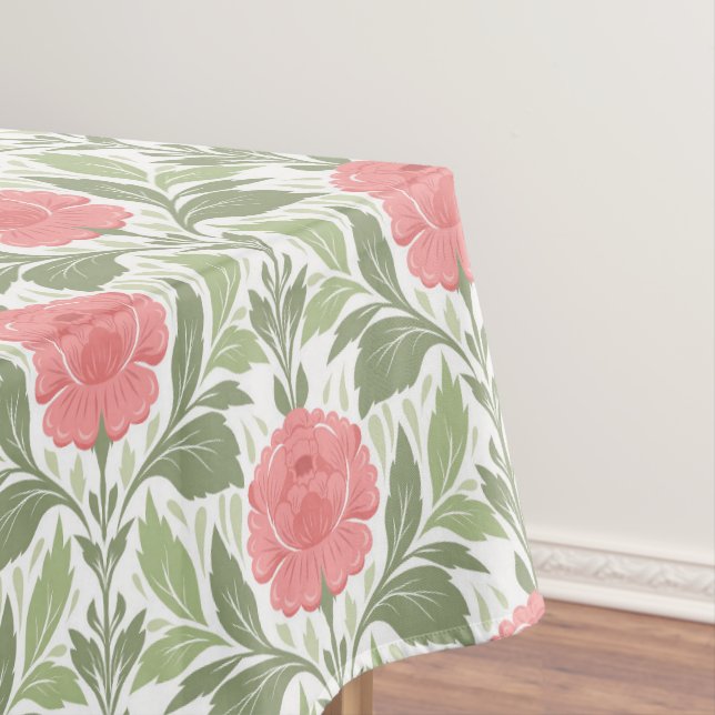Delicate peonies tablecloth (In Situ)