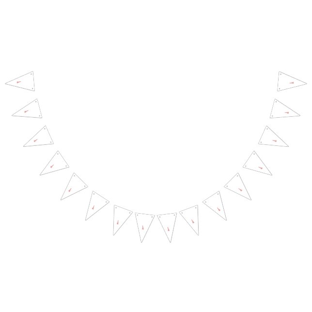 Delicate pink and brown flowers adorn a clean whit bunting  (All)