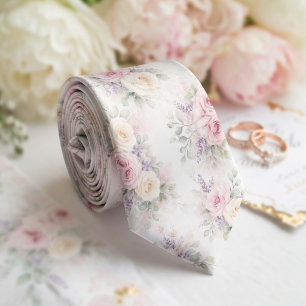 Delicate Pink & Lilac Soft Pastel Tie