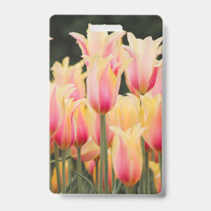 Delicate Pink Petals ID Badge