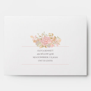 Delicate Pink Roses Envelope