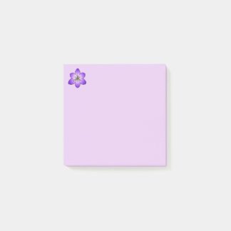 Delicate Purple Crocus Post-it Notes