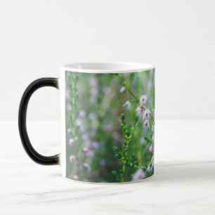 Delicate purple wildflowers  magic mug