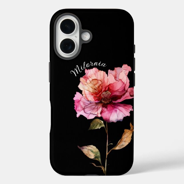 Delicate rose, personalize  Case-Mate iPhone case (Back)
