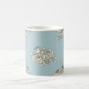 Delicate roses coffee mug