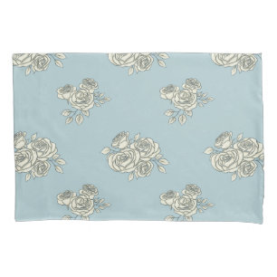 Delicate roses pillowcase