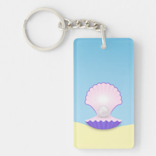 Delicate Seashell Key Ring