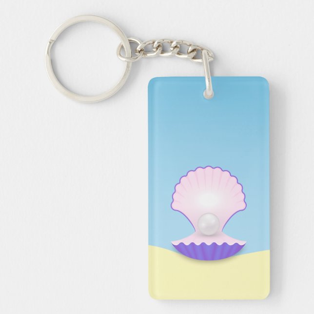 Delicate Seashell Key Ring (Front)