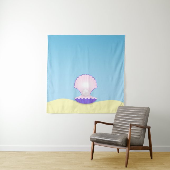 Delicate Seashell Tapestry (In Situ)