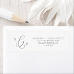 Delicate Silver Calligraphy Return Address Label<br><div class="desc">These delicate silver calligraphy return address labels are perfect for a modern wedding. The romantic minimalist design features lovely and elegant silver grey typography on a white background with a clean and simple look. These labels can be used for a wedding, bridal shower, special event or any time you need...</div>