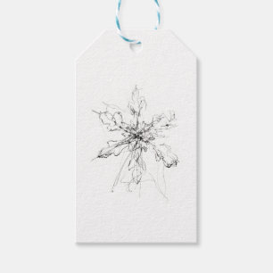 Delicate Single Snowflake Gift Tags