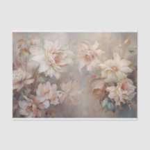Delicate, Soft Beautiful Elegant Florals Decoupage