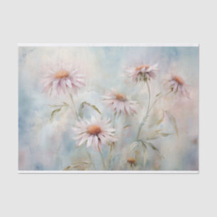 Delicate, Soft Elegant Daisy Florals Decoupage Tissue Paper