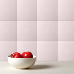 Delicate solid colour plain blushing pink tile
