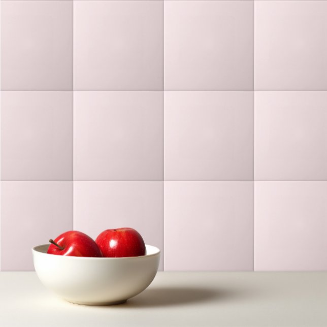 Delicate solid colour plain blushing pink tile (Creator Uploaded)