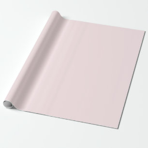 Delicate solid colour plain blushing pink wrapping paper
