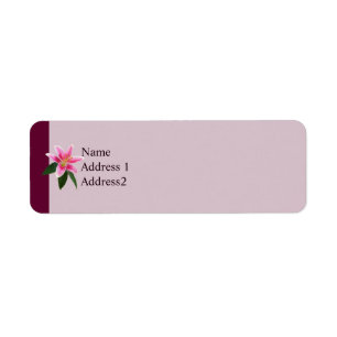 Delicate Stargazer Lily Save the Date