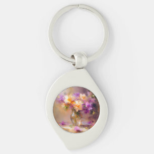 Delicate Still Life Key Ring