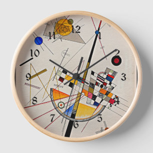 Delicate Tension by Wassily Kandinsky, Clock