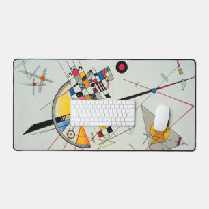 Delicate Tension by Wassily Kandinsky Desk Mat