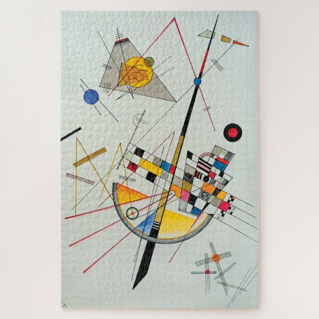 Delicate Tension by Wassily Kandinsky Jigsaw Puzzle (Vertical)