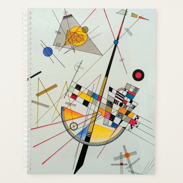 Delicate Tension by Wassily Kandinsky Planner (Front)
