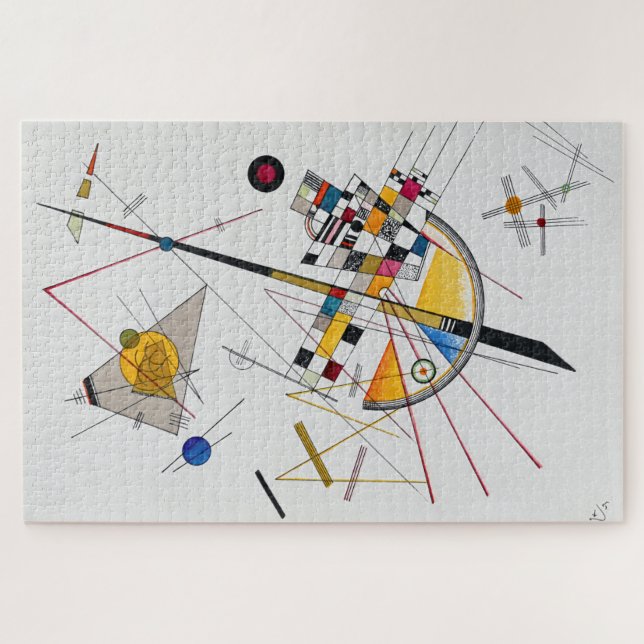 Delicate Tension No.85, Wassily Kandinsky Jigsaw Puzzle (Horizontal)