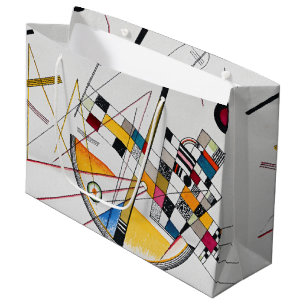 Delicate Tension No.85, Wassily Kandinsky Large Gift Bag