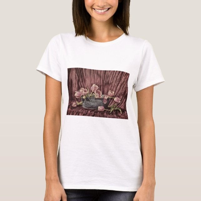Delicate Tulips T-Shirt (Front)