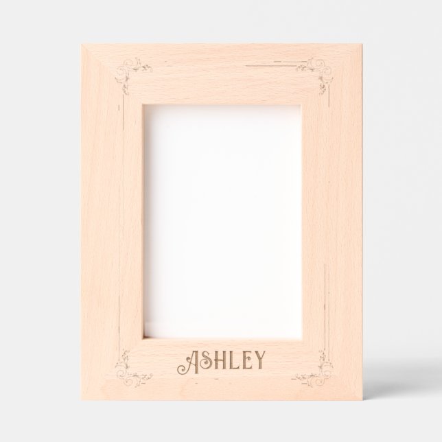 Delicate, Vintage  Etched Frames (Front)