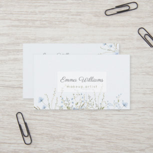 Delicate Watercolor Floral Business Card