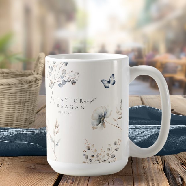 Delicate Wildflower Watercolor Wedding ID1102 Coffee Mug (Creator Uploaded)