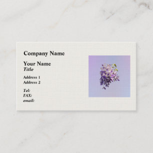 Delicate Wisteria Business Card