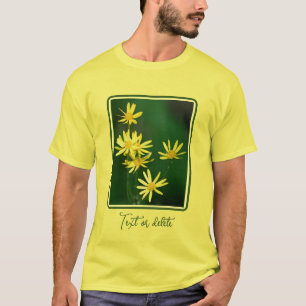 Delicate Yellow Daisy Wildflowers Personalised T-Shirt