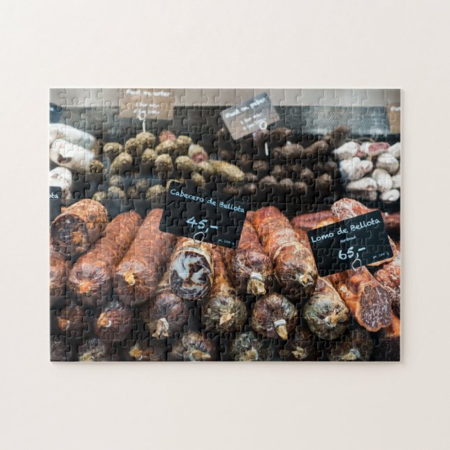 Delicatessen Sausages and Cold Cuts Jigsaw Puzzle (Horizontal)