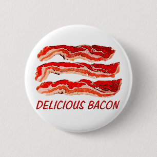 Delicious Bacon 6 Cm Round Badge