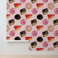 Delicious Cake Doughnut Dessert Food Pattern