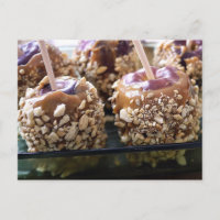 Delicious Caramel Apple Postcards
