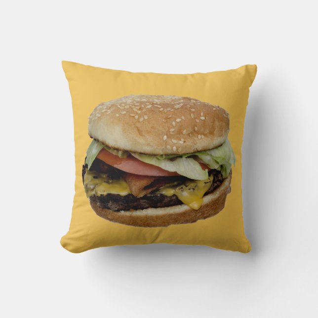 Delicious Cheeseburger Cushion (Front)