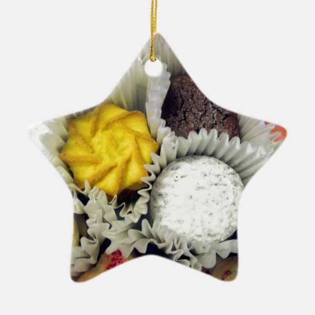 Delicious Cookies Ceramic Tree Decoration (Front)