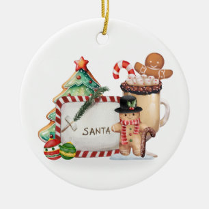 Delicious cookies ceramic tree decoration