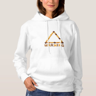 Delicious Danger: Bakery Warning Triangle Hoodie