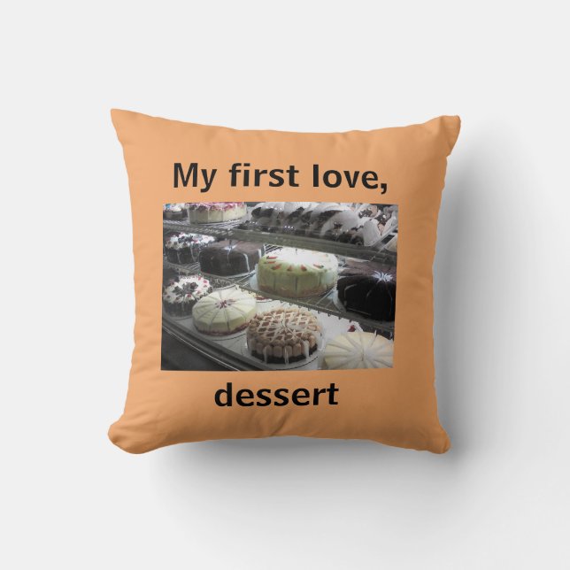 Delicious Desserts on Cushion (Front)