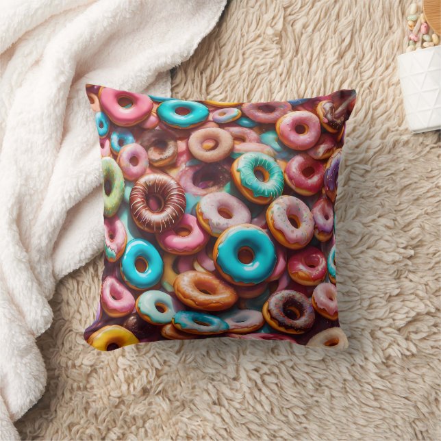 Delicious doughnut pattern cushion (Blanket)