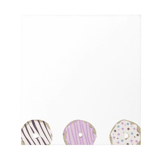 Delicious doughnuts notepad (Front)