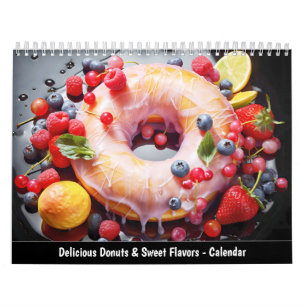 Delicious Doughnuts & Sweet Flavours Calendar