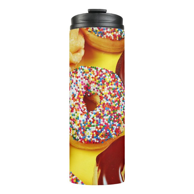 Delicious doughnuts thermal tumbler (Front)