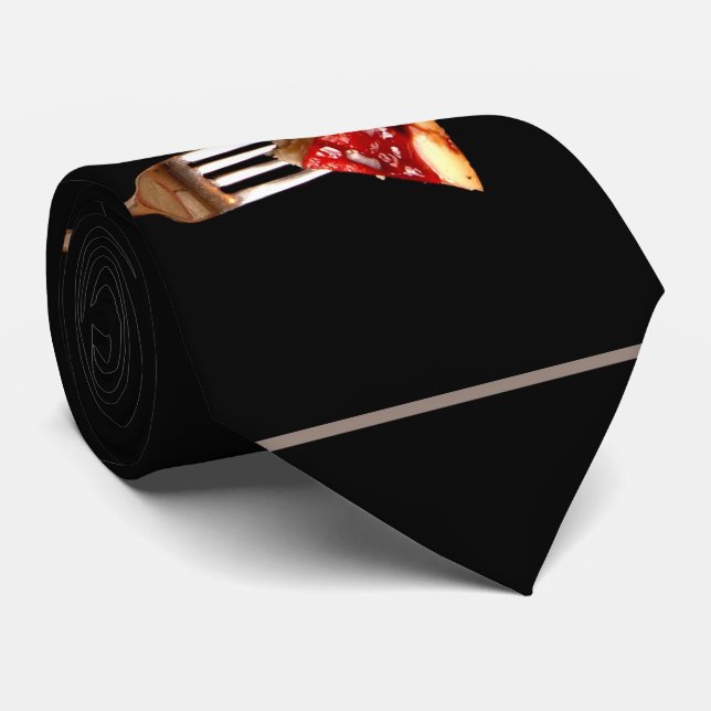 Delicious Food on Forks Black Tie (Rolled)