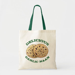 Delicious Garlic Naan Bread Indian Flatbread Baker Tote Bag