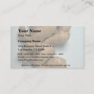 Delicious Ginger Business Card
